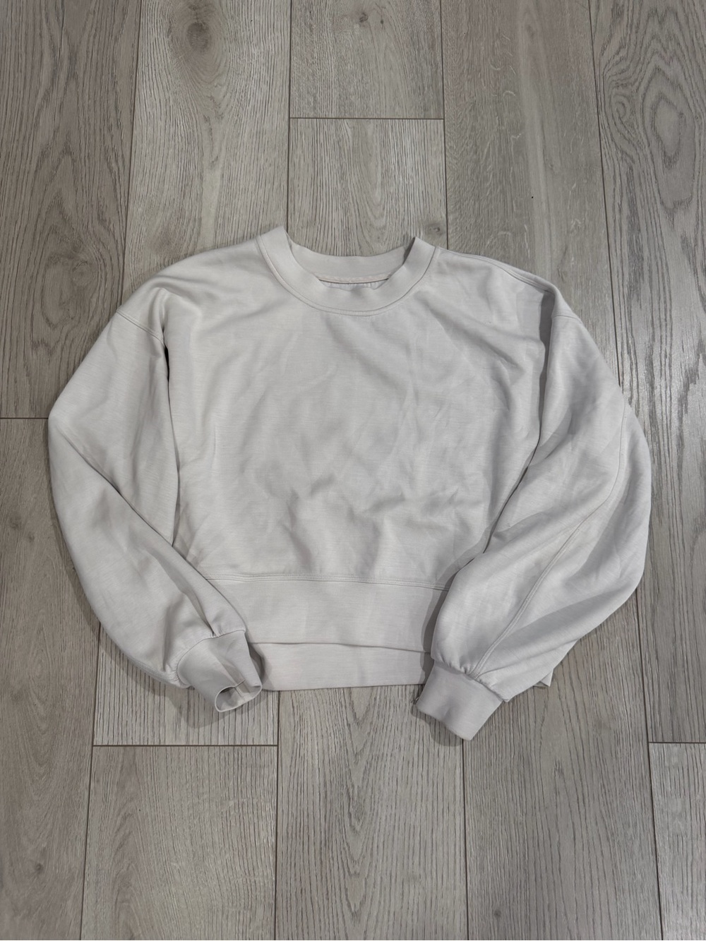 Lululemon Softstreme perfectly oversized cropped crew